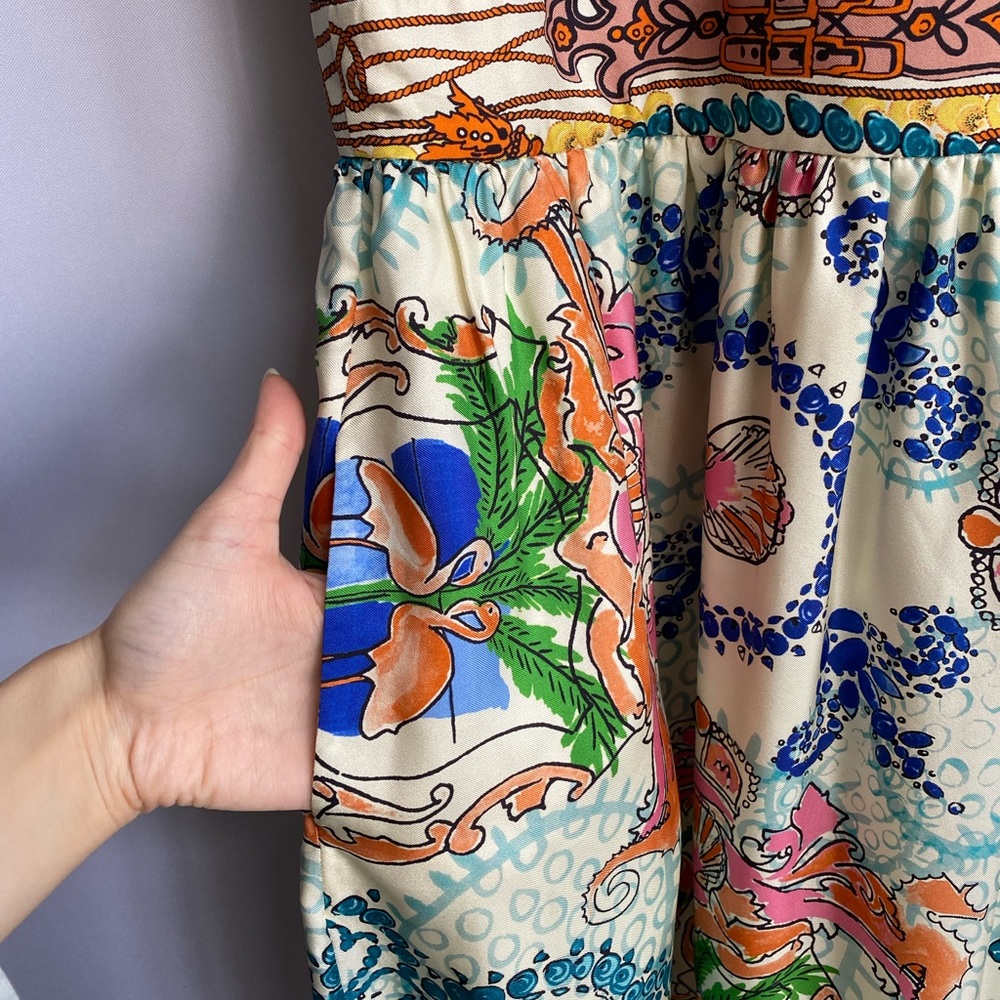 Anthropologie silk dress - Picture 9 of 10